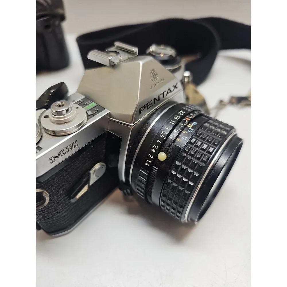Pentax ME 35mm‎ SLR Film Camera With 50mm F/2 SMC Lens **UNTESTED**